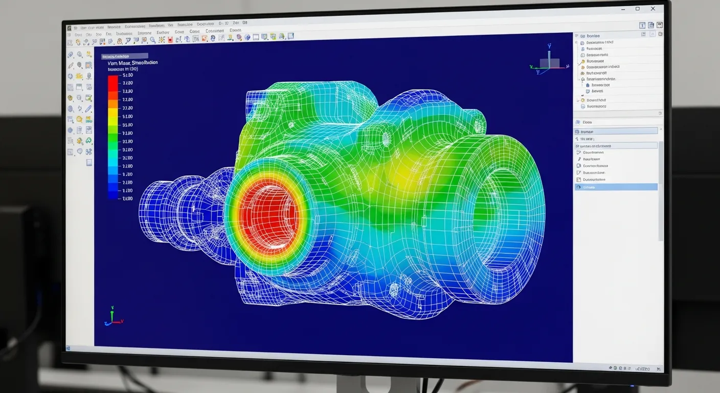 Berechnung und FEM-Analyse – Technische Simulation